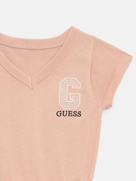 Дитяча сукня GUESS з логотипом зі страз 1159844786 (Рожевий 7)
