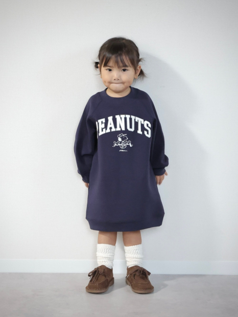 Дитяча сукня UNIQLO UT Graphic Peanuts з кишенями 1159850355 (Синій 11-12) на зріст 150 см