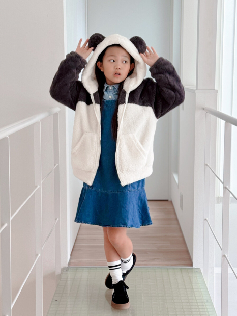 Джинсова дитяча сукня-комбінезон UNIQLO 1159855263 (Синій 105-115) на зріст 155-165 см