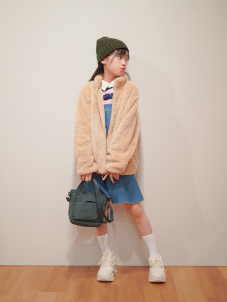 Джинсова дитяча сукня-комбінезон UNIQLO 1159855263 (Синій 105-115) на зріст 155-165 см