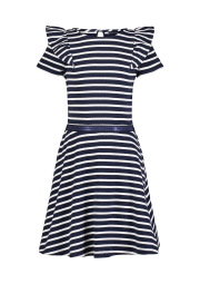 Эластичное детское платье Tommy Hilfiger в полоску 1159839471 (Синий/Белый M)