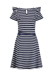 Эластичное детское платье Tommy Hilfiger в полоску 1159839471 (Синий/Белый M)