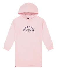 Детское платье-худи Tommy Hilfiger с капюшоном 1159840283 (Розовый 2T)