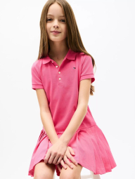 Детское платье-поло Tommy Hilfiger 1159842633 (Розовый XL)