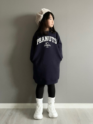 Дитяча сукня UNIQLO UT Graphic Peanuts з кишенями 1159850355 (Синій 11-12) на зріст 150 см