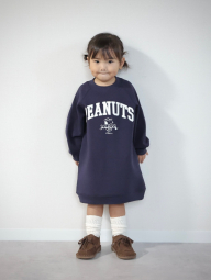 Дитяча сукня UNIQLO UT Graphic Peanuts з кишенями 1159850355 (Синій 11-12) на зріст 150 см