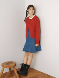 Джинсова дитяча сукня-комбінезон UNIQLO 1159855263 (Синій 105-115) на зріст 155-165 см