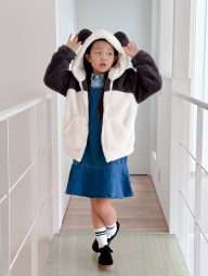 Джинсова дитяча сукня-комбінезон UNIQLO 1159855263 (Синій 105-115) на зріст 155-165 см