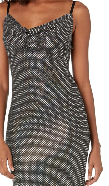 Женское блестящее платье Guess 1159849531 (Черный 2)