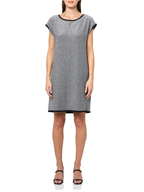Женское платье Tommy Hilfiger с короткими рукавами 1159838741 (Серебристый S)