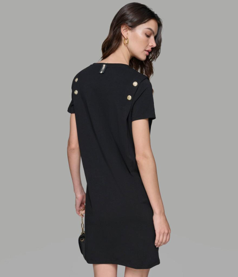 Женское платье Karl Lagerfeld Paris с логотипом 1159841251 (Черный M)
