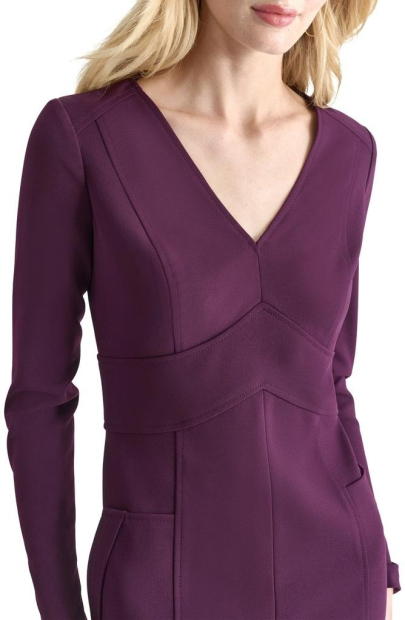 Женское платье DKNY с V-образным вырезом 1159842641 (Фиолетовый 16)