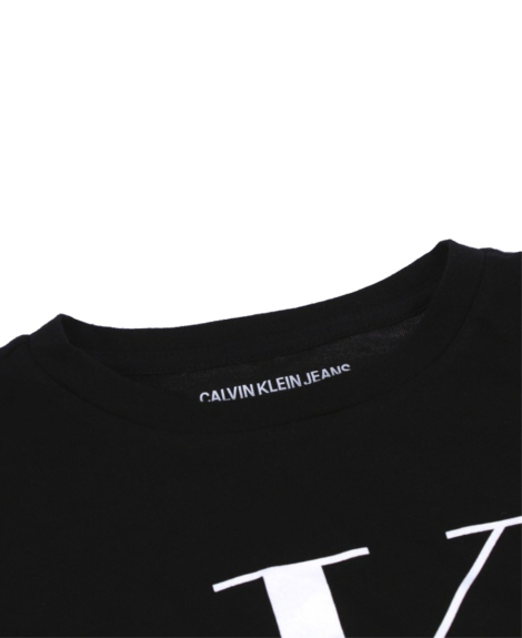 Женское платье-футболка Calvin Klein с логотипом 1159845717 (Черный S)