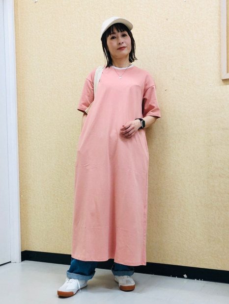 Жіноча сукня-футболка AIRism UNIQLO 1159846121 (рожевий S)