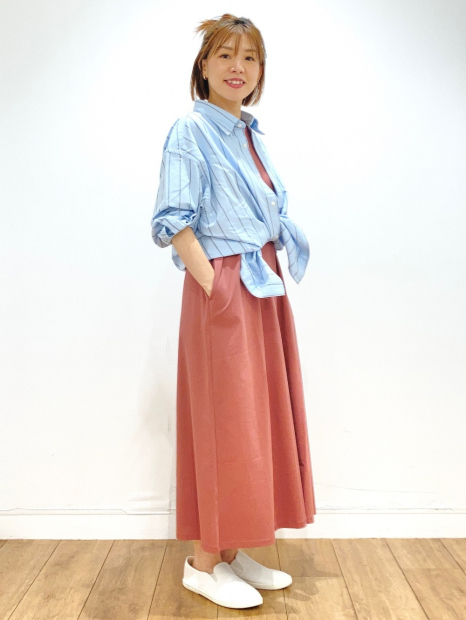 Женское платье-футболка AIRism UNIQLO 1159847171 (Розовый S)