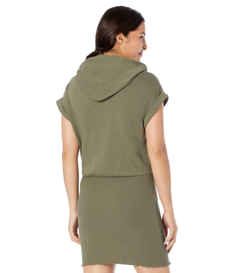 Платье-худи Tommy Hilfiger с короткими рукавами 1159848297 (Зеленый XS)