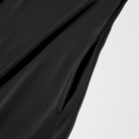 Коротке жіноче плаття-поло Uniqlo 1159848361 (Чорний S)