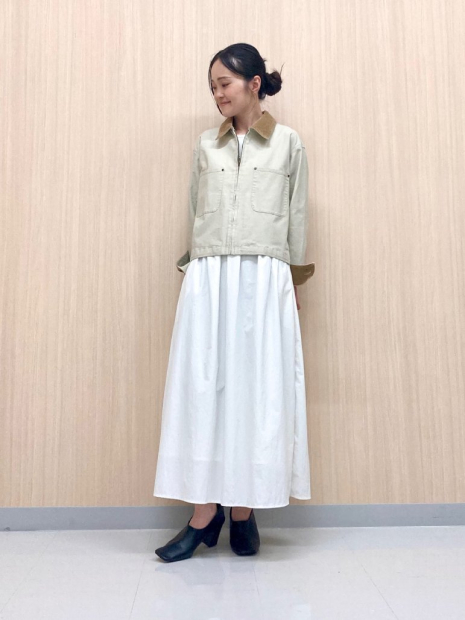 Комбіноване плаття-міді Uniqlo 1159849100 (Молочний L)