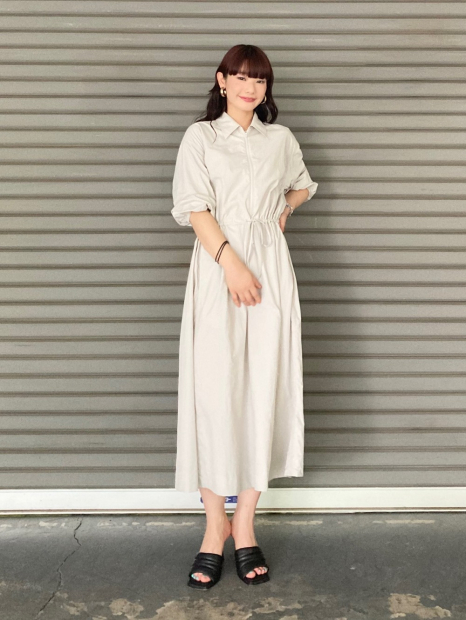 Женское платье Uniqlo 1159849572 (Серый M)