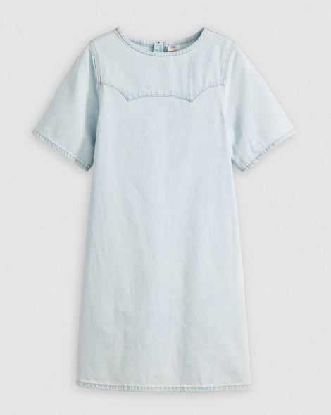 Женское джинсовое платье-футболка Levi's 1159849594 (Голубой S)