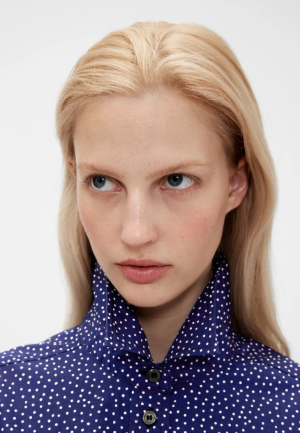 Легкая туника GAP в горошек 1159850302 (Синий XS)