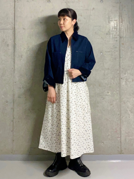 Хлопковое платье Uniqlo с принтом 1159851321 (Белый XS)