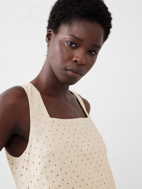 Короткое женское платье Banana Republic 1159852542 (Молочный M)