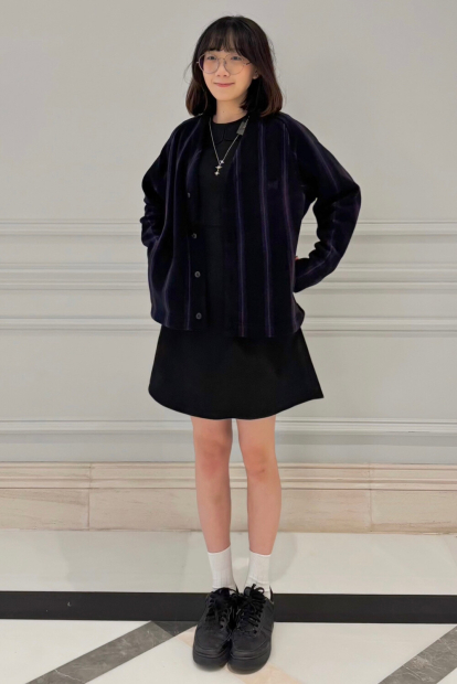 Женское короткое платье Uniqlo 1159852575 (Черный XS)