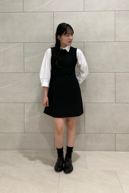 Женское короткое платье Uniqlo 1159852575 (Черный XS)