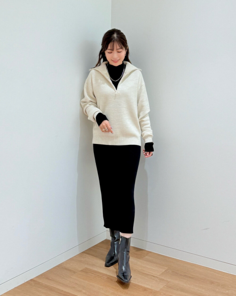 Жіноче плаття із 3D-в'язаної суміші мериносової вовни UNIQLO 1159855269 (Чорний XS)