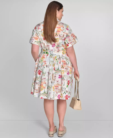 Женское платье Karl Lagerfeld Paris с принтом 1159856173 (Разные цвета 16W)