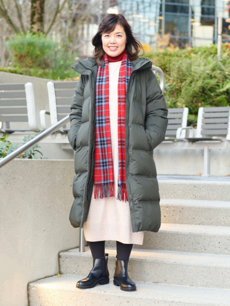 Платье из пряжи Soufflé от Uniqlo 1159856463 (Бежевый S)