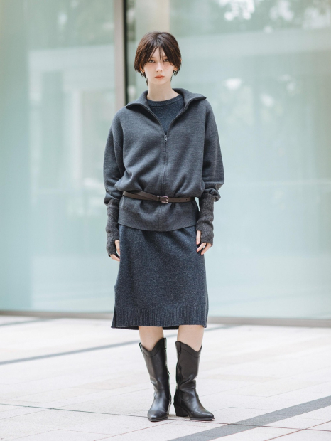 Вовняна сукня Uniqlo без рукавів 1159857890 (Синій S)