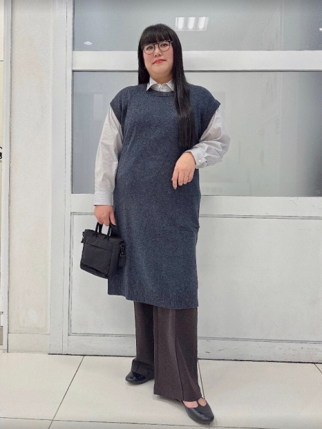 Вовняна сукня Uniqlo без рукавів 1159857890 (Синій S)