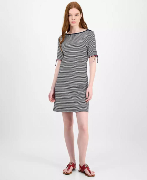 Жіноча сукня Tommy Hilfiger в смужку 1159860365 (Синій/Білий S)