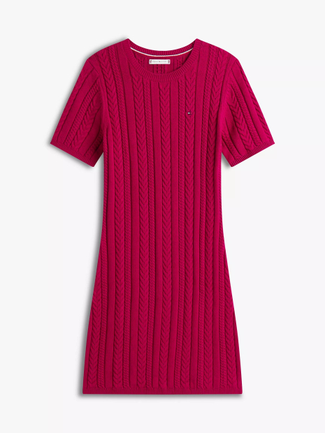 В'язана жіноча сукня Tommy Hilfiger 1159862783 (Рожевий XS)