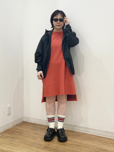 Женское платье-футболка JW Anderson UNIQLO 1159974128 (Оранжевый L)