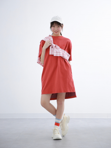 Женское платье-футболка JW Anderson UNIQLO 1159974128 (Оранжевый L)