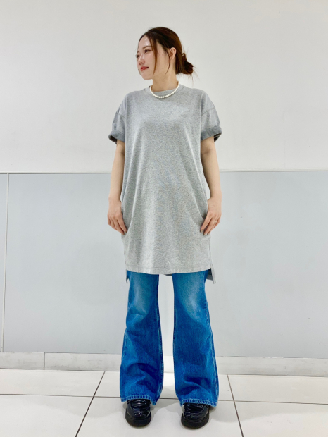 Женское платье-футболка JW Anderson UNIQLO 1159984111 (Серый L)