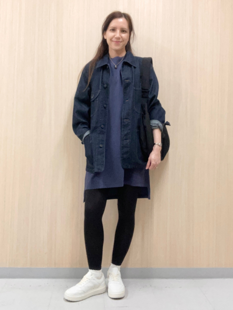 Женское платье-футболка JW Anderson UNIQLO 1159987696 (Синий L)