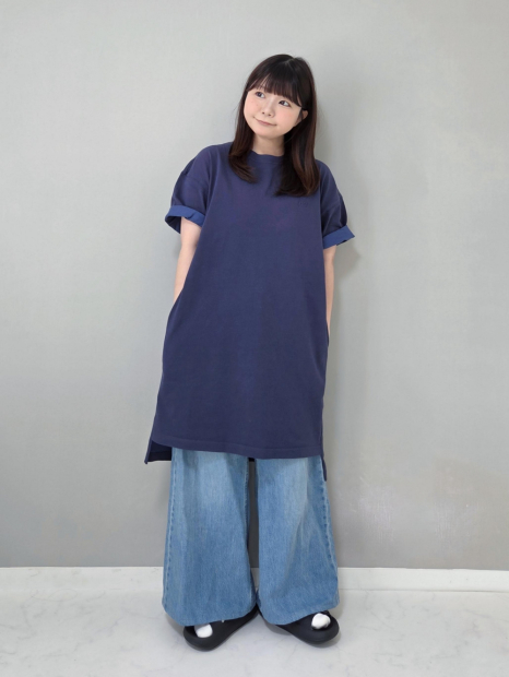 Женское платье-футболка JW Anderson UNIQLO 1159987696 (Синий L)