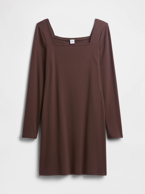 Женское трикотажное платье GAP 1161694266 (Коричневый XXL)