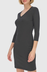 Жіноча сукня Calvin Klein з V-подібним вирізом 1159839070 (Сірий L)