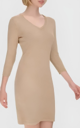Жіноча сукня Calvin Klein з V-подібним вирізом 1159840990 (Бежевий XL)