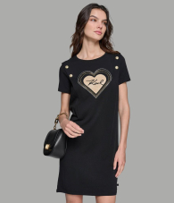 Женское платье Karl Lagerfeld Paris с логотипом 1159841251 (Черный M)