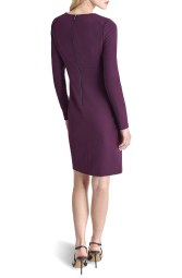 Женское платье DKNY с V-образным вырезом 1159842641 (Фиолетовый 16)