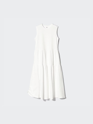 Женское платье Uniqlo из мерсеризованного хлопка 1159842670 (Белый M)