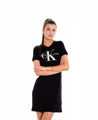 Женское платье-футболка Calvin Klein с логотипом 1159845717 (Черный S)