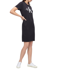 Женское платье-футболка Calvin Klein с логотипом 1159845717 (Черный S)