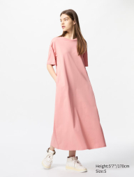 Жіноча сукня-футболка AIRism UNIQLO 1159846121 (рожевий S)
